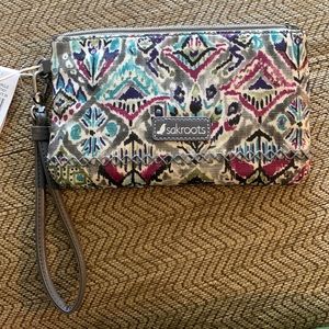 Sakroots Power Up Wristlet Artist Circle NWT